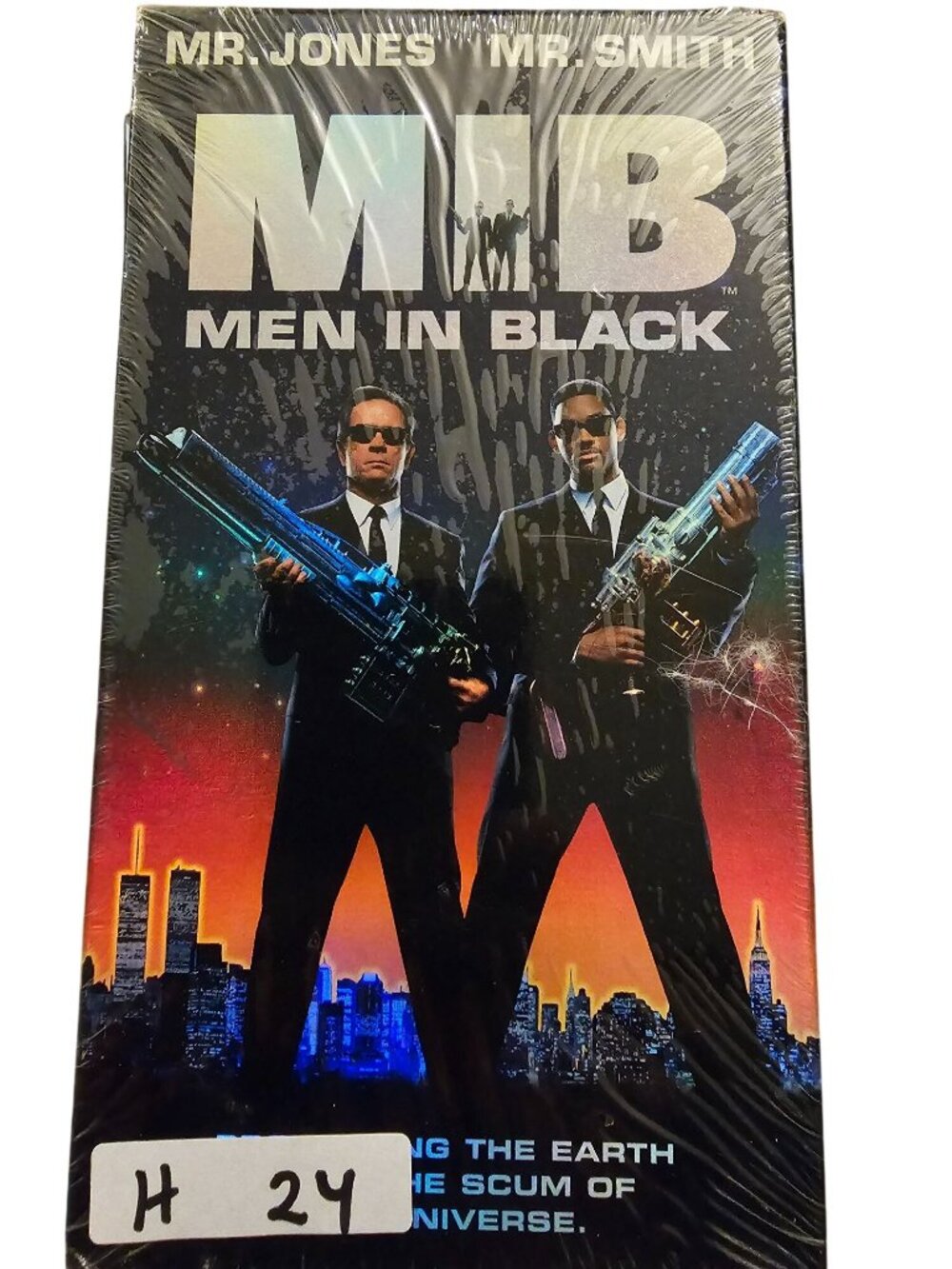 Men In Black VHS 1997 Movie Starring Tommy Lee Jones & Will Smith Sealed NTSC Fo